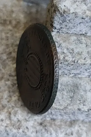 Moneda Isabel II 3 Cuar  1837,Numismatica,coleccio