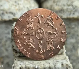 3 Monedas Isabel II, 3 Cuar, 2 maravedis 1848,1858