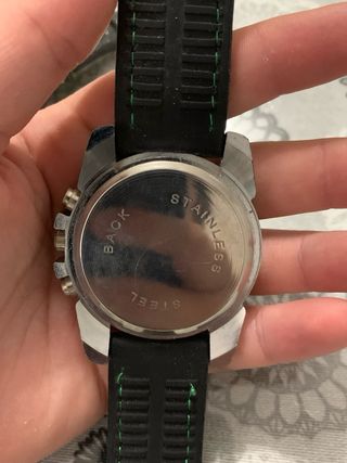 Orologio da uomo LCT nero e verde