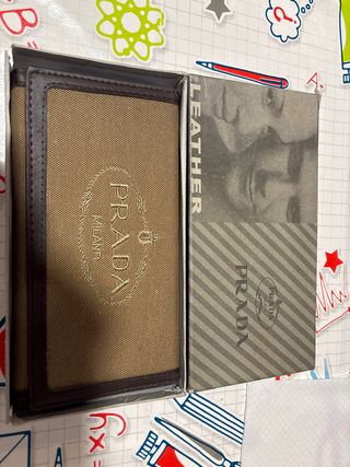 Cartera homenaje Prada Mujer Beige y Marrón