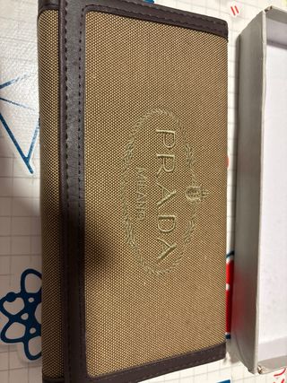 Cartera homenaje Prada Mujer Beige y Marrón