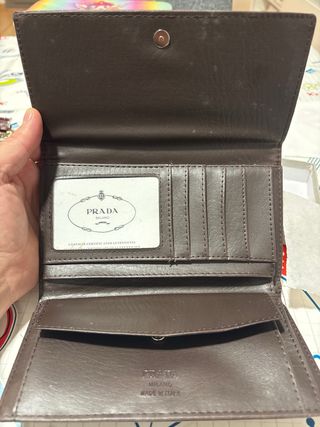Cartera homenaje Prada Mujer Beige y Marrón