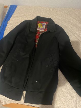 Chaqueta Harrington Negra Talla S
