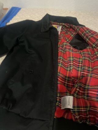 Chaqueta Harrington Negra Talla S