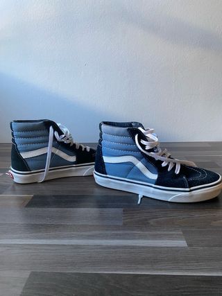 Vans Sk8-Hi Altas Azules y Negras