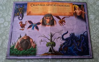 Libro Puzzles Seres Míticos 4x96 Piezas