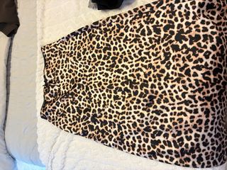 Falda leopardo Stradivarius