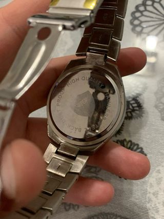 Orologio da polso da uomo in oro e argento