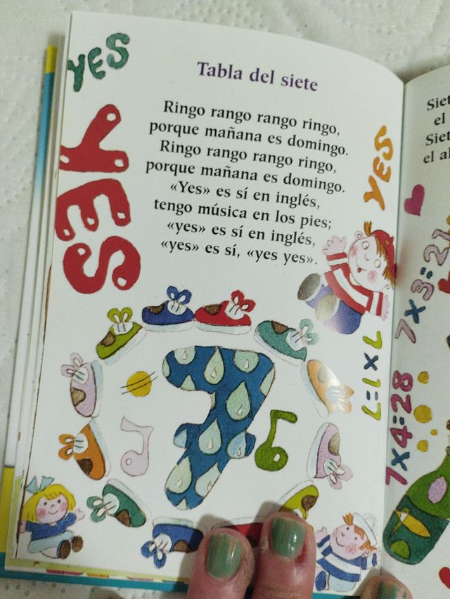 La tabla de multiplicar en verso