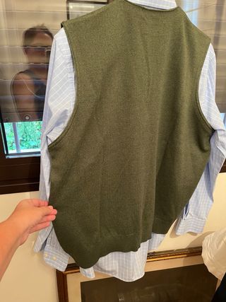 Chaleco DUSEN punto verde talla 56