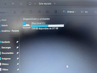 Portátil HP 16GB RAM 237GB Plata