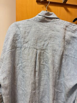 Camisa Oysho Rayas Azul Talla L