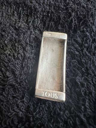 Pulsera Tous Plata y Silicona Azul