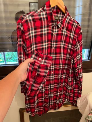 Camisa Zara Man cuadros XL