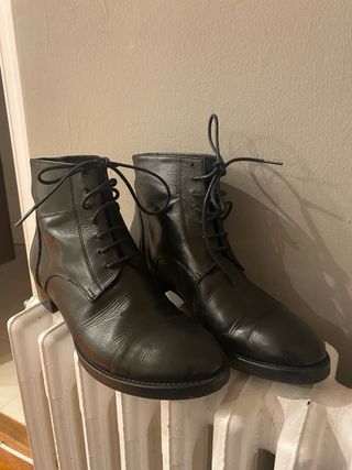 Botines piel Caroll negros