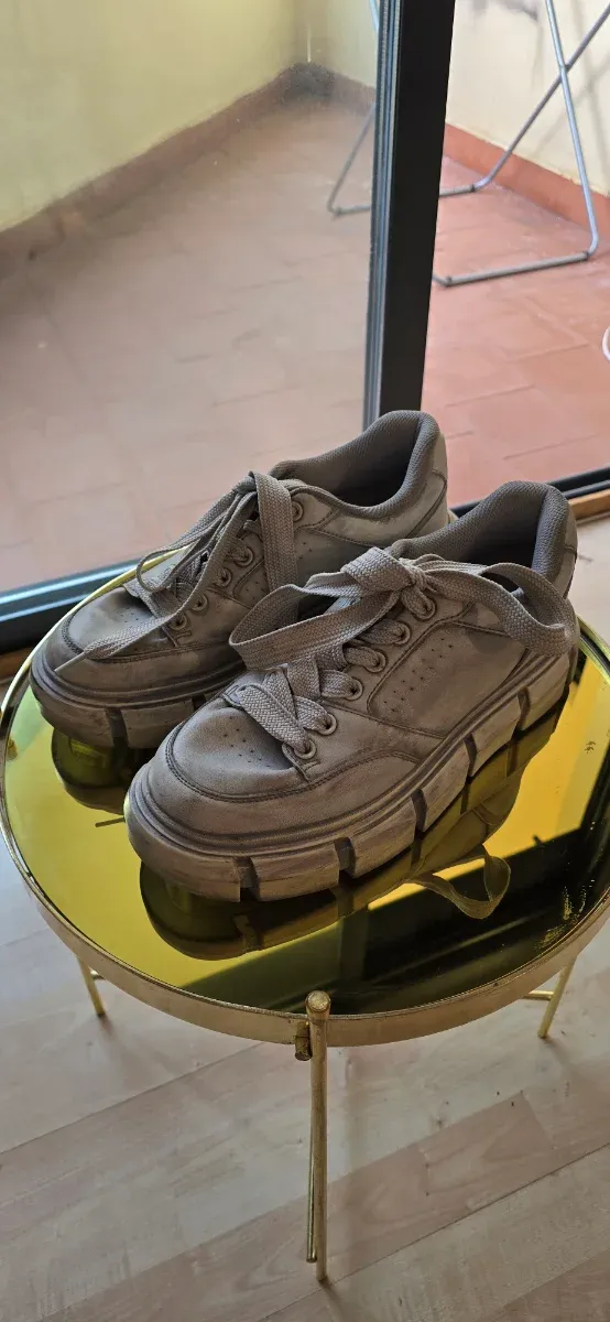 Zapatillas Zara Beige