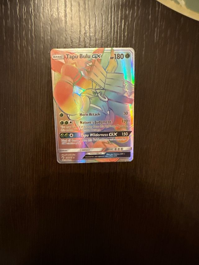 Carta Pokémon Tapu Bulu GX 180 HP