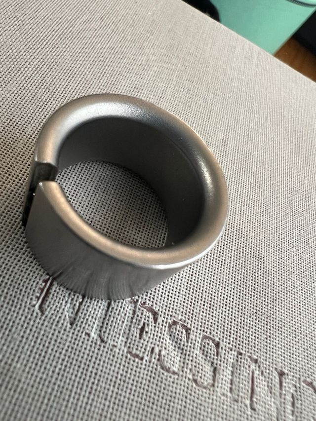 Anillo Niessing Acero y Ónix