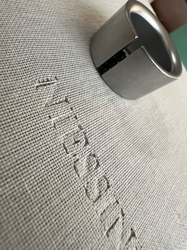 Anillo Niessing Acero y Ónix