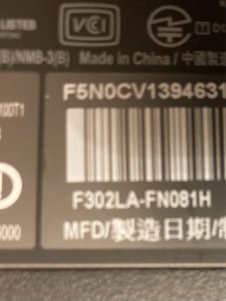 Notebook Asus F302LA-FNOB1H