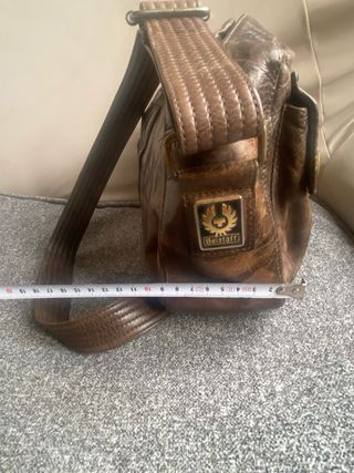 Bolso Belstaff Piel Marrón Dorado