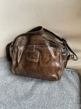 Bolso Belstaff Piel Marrón Dorado