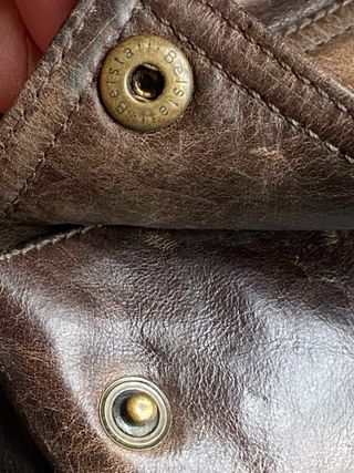 Bolso Belstaff Piel Marrón Dorado