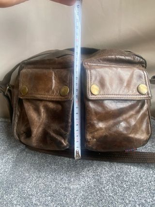 Bolso Belstaff Piel Marrón Dorado
