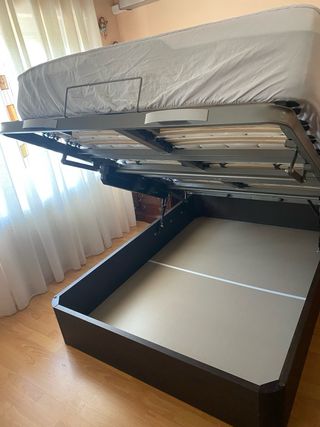 Canapé abatible + Cama articulada motor + colchón 