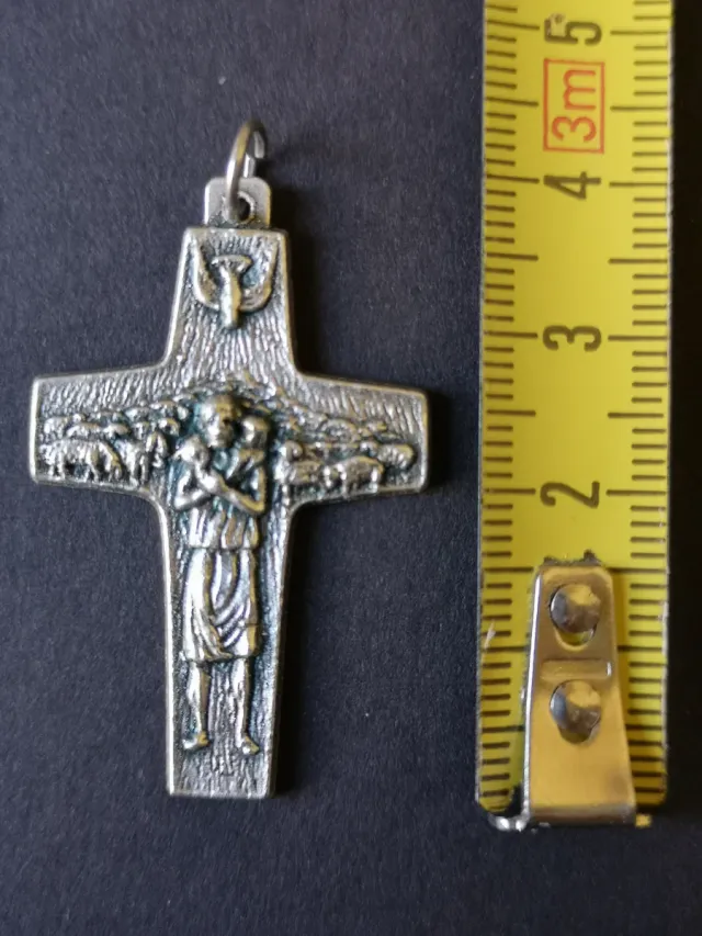 Croce Papa Francesco Originale Argento