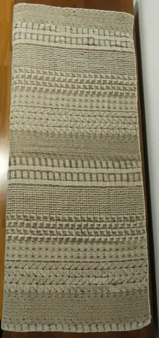 Pañuelo de tipo encaje beige