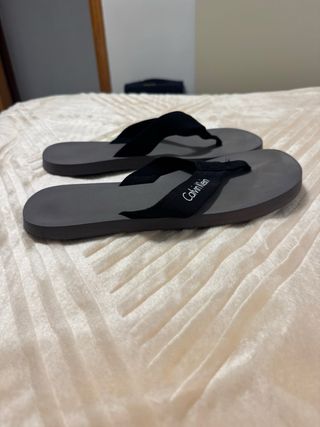 Chanclas Calvin Klein Talla 43 Negras/Grises