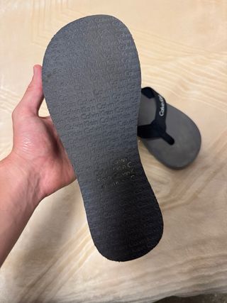 Chanclas Calvin Klein Talla 43 Negras/Grises