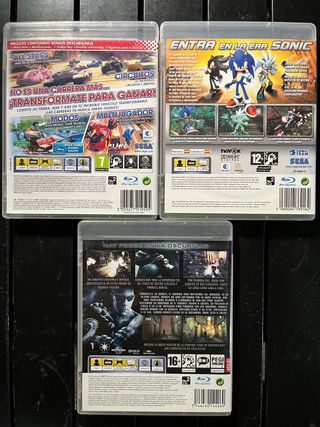 Juegos PS3 20€/unidad