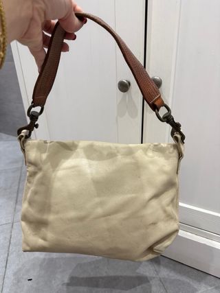 Borsa in pelle Chanel Beige/Marrone