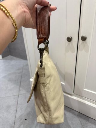 Borsa in pelle Chanel Beige/Marrone