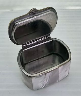 Cajitas de metal vintage nacaradas dos tamaños
