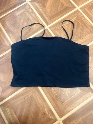 Blusa negra tirantes