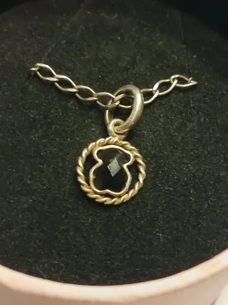 Colgante Tous Plata Negro
