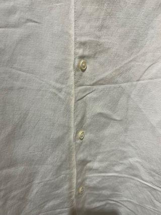 Camisa Lino Zara Blanca L