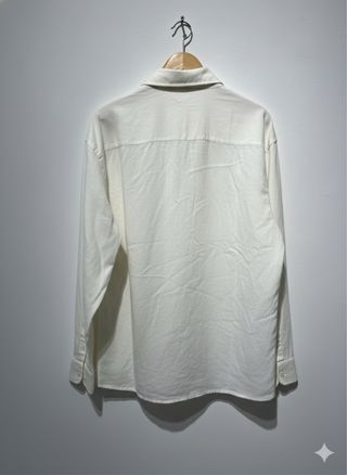 Camisa Lino Zara Blanca L