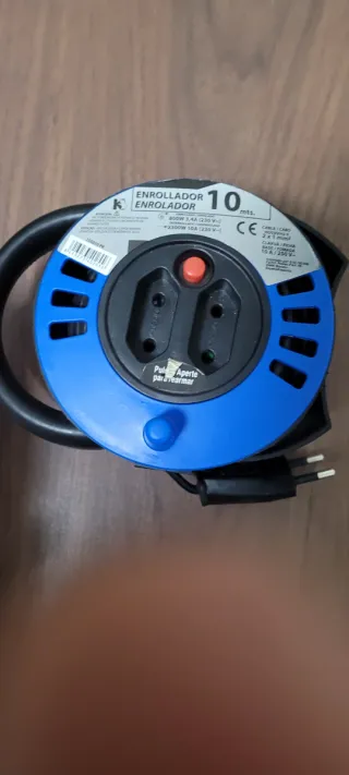 Enrollacables 10m 800W 3,4A/230V