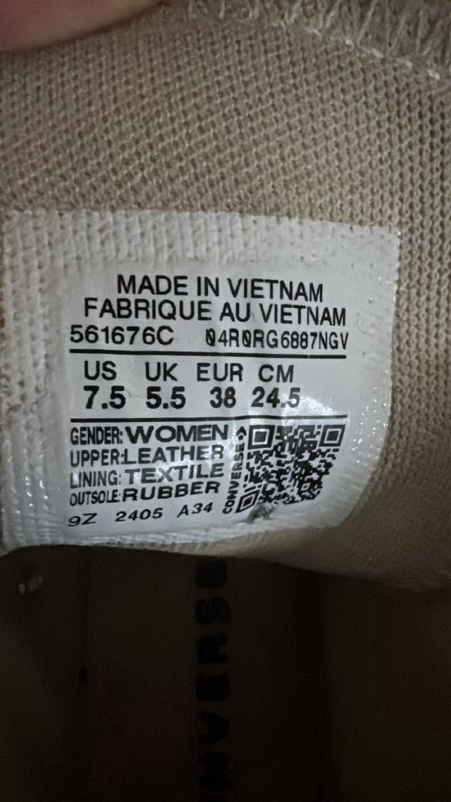 Converse plataforma blancas