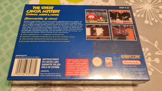 #PRECINTADO# The Great Circus Mystery  snes 🇪🇦