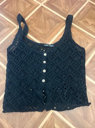 Jersey de rayas beige y negro
