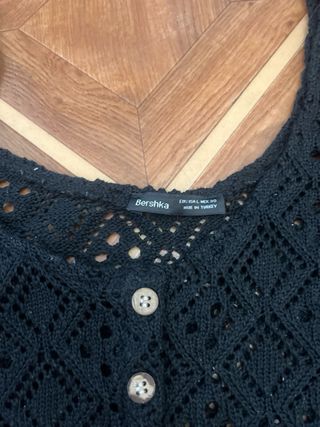 Jersey de rayas beige y negro