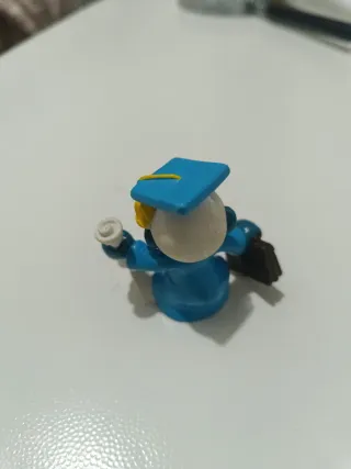 Puffo Laureato Vintage da Collezione