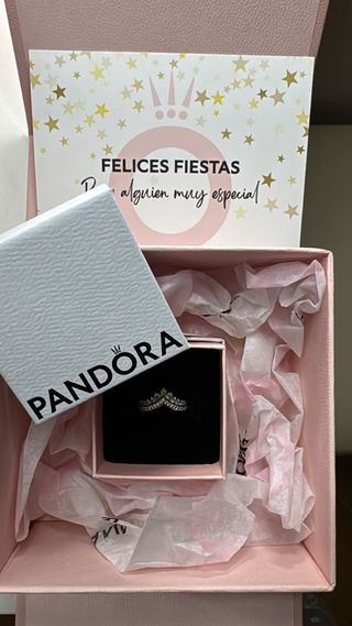Anillo Pandora Tiara Brillante