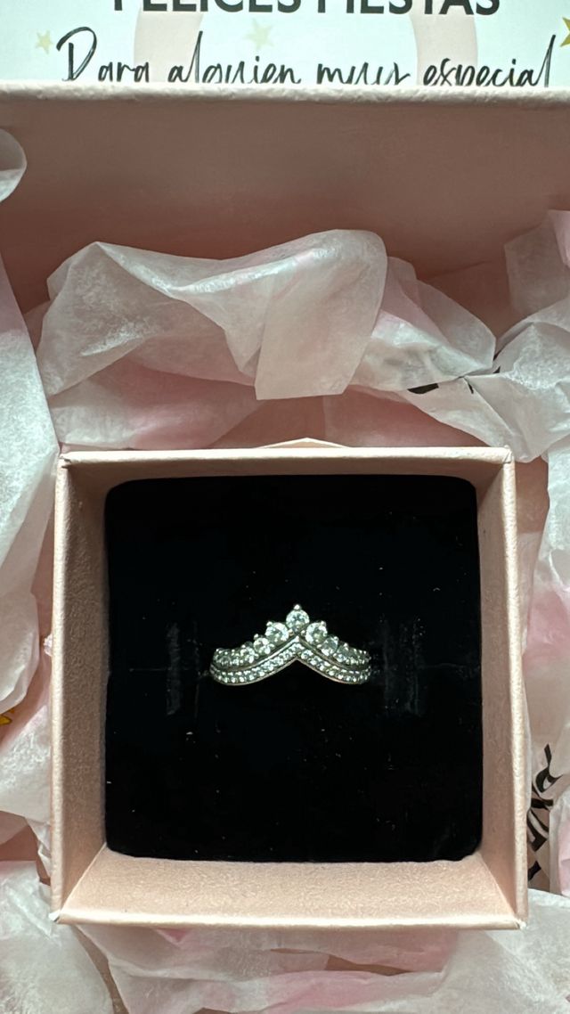 Anillo Pandora Tiara Brillante