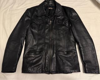 Chaqueta de cuero hombre 100% piel Talla L